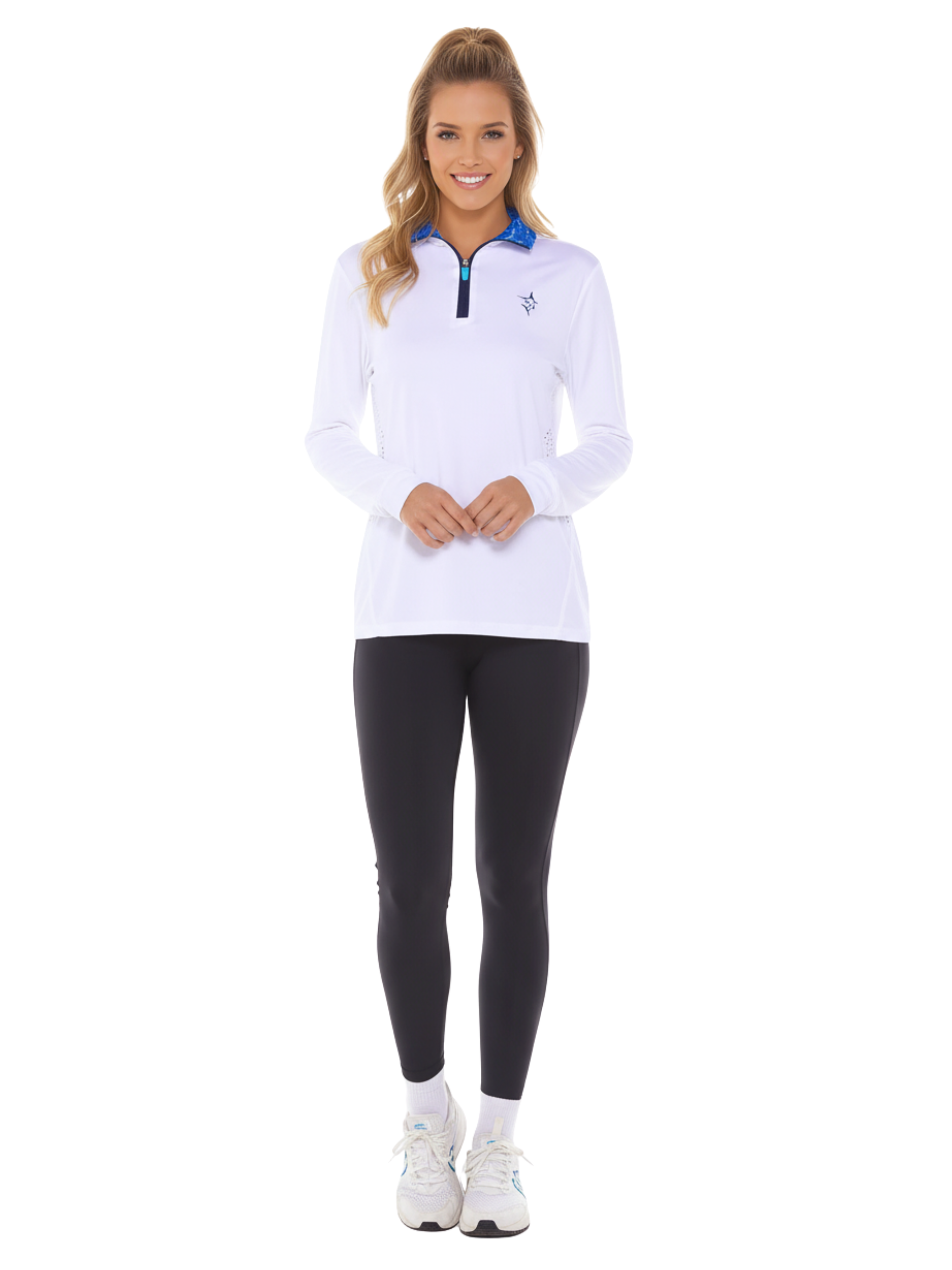 Women's Monterey Quarter Zip – White