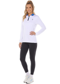 Women's Monterey Quarter Zip – White